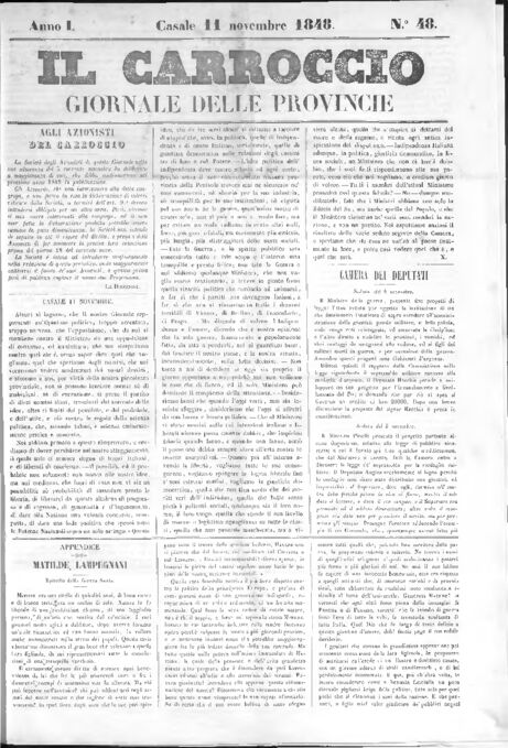 Il Carroccio - Edizione 48 del 11/11/1848